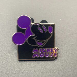 Mickey Mouse Expression Laughing Purple Happy Disney Pin